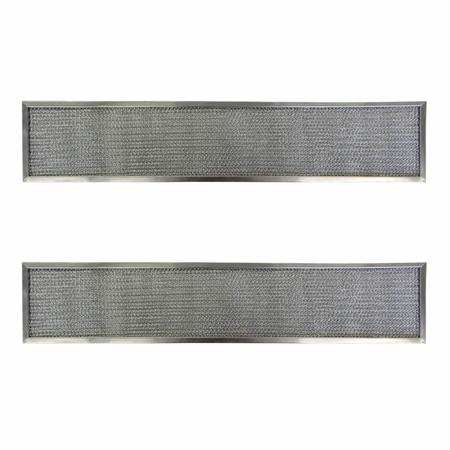 DURAFLOW FILTRATION Filters for Broan 99010212, G-8562, RHF0403 and more -4 X 28-1/2 X 3/8 A61023- 2 Pack